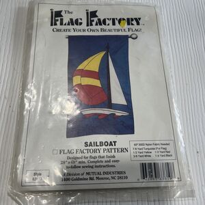 Flag Factory︱SAILBOAT︱28x49︱Summer︱Kit︱Create your own flag